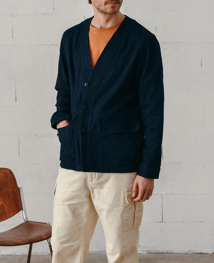 Veste Ine cho indigo