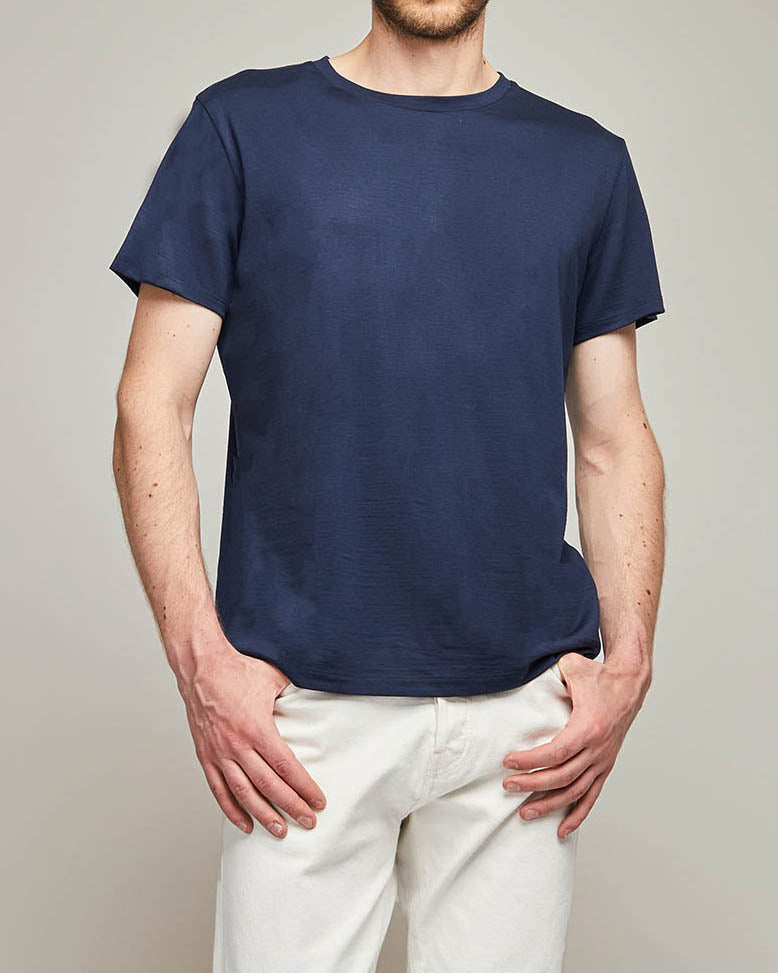 T-shirt Newtim navy