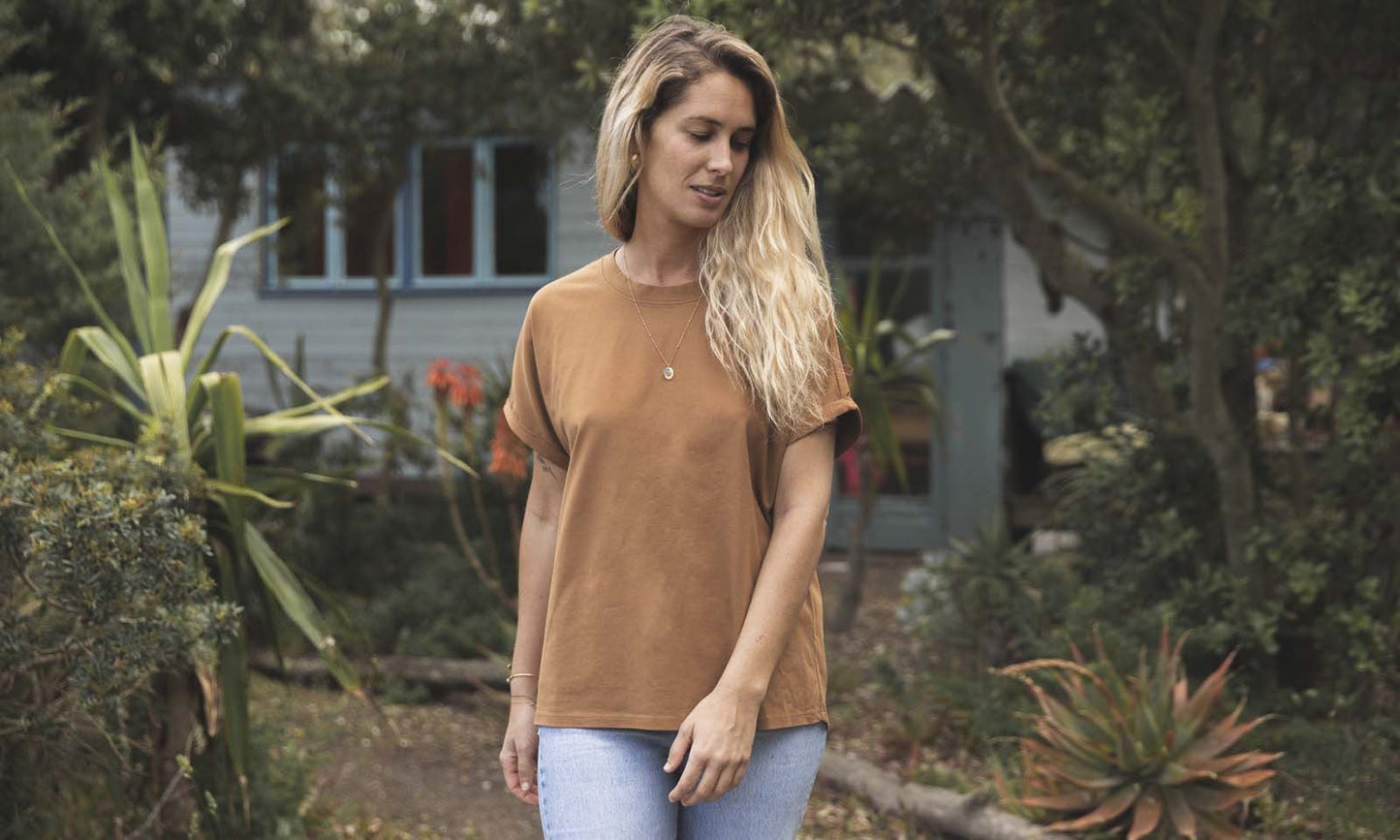 T-shirt Evora camel