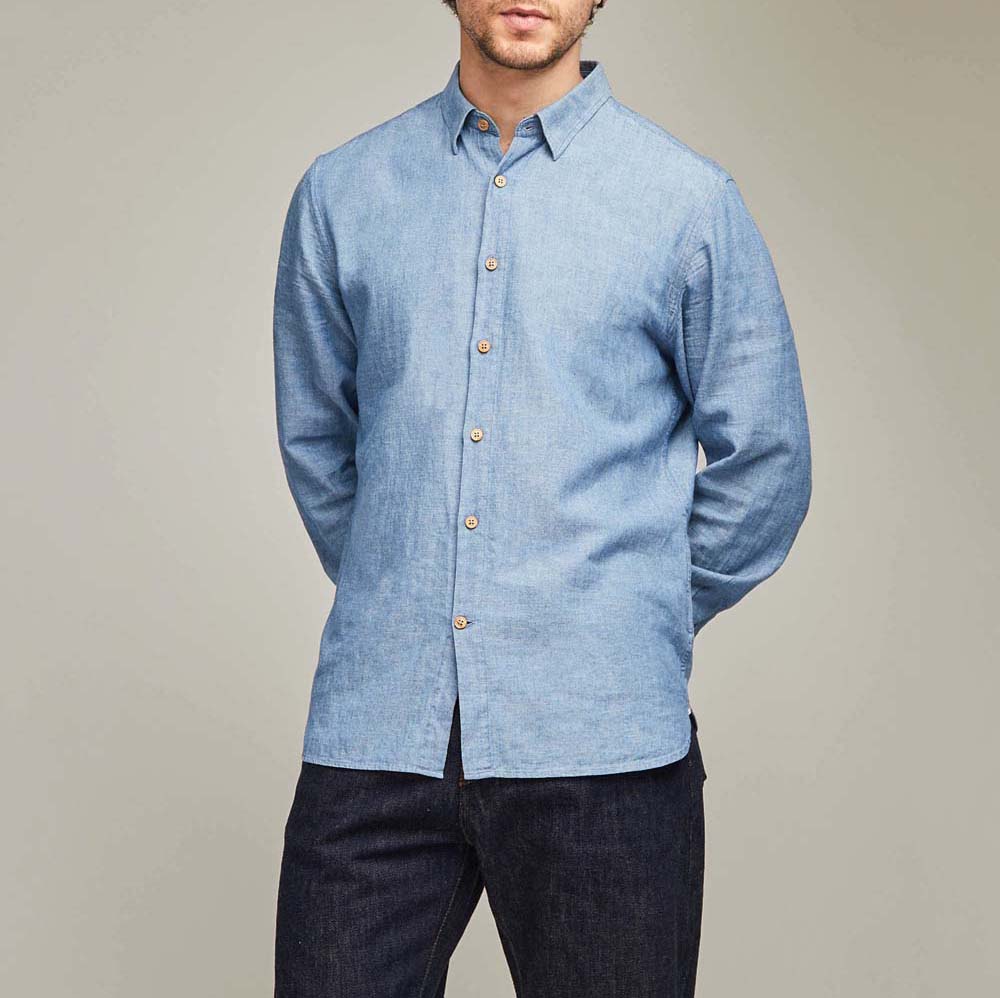 Chemise Maruwa indigo