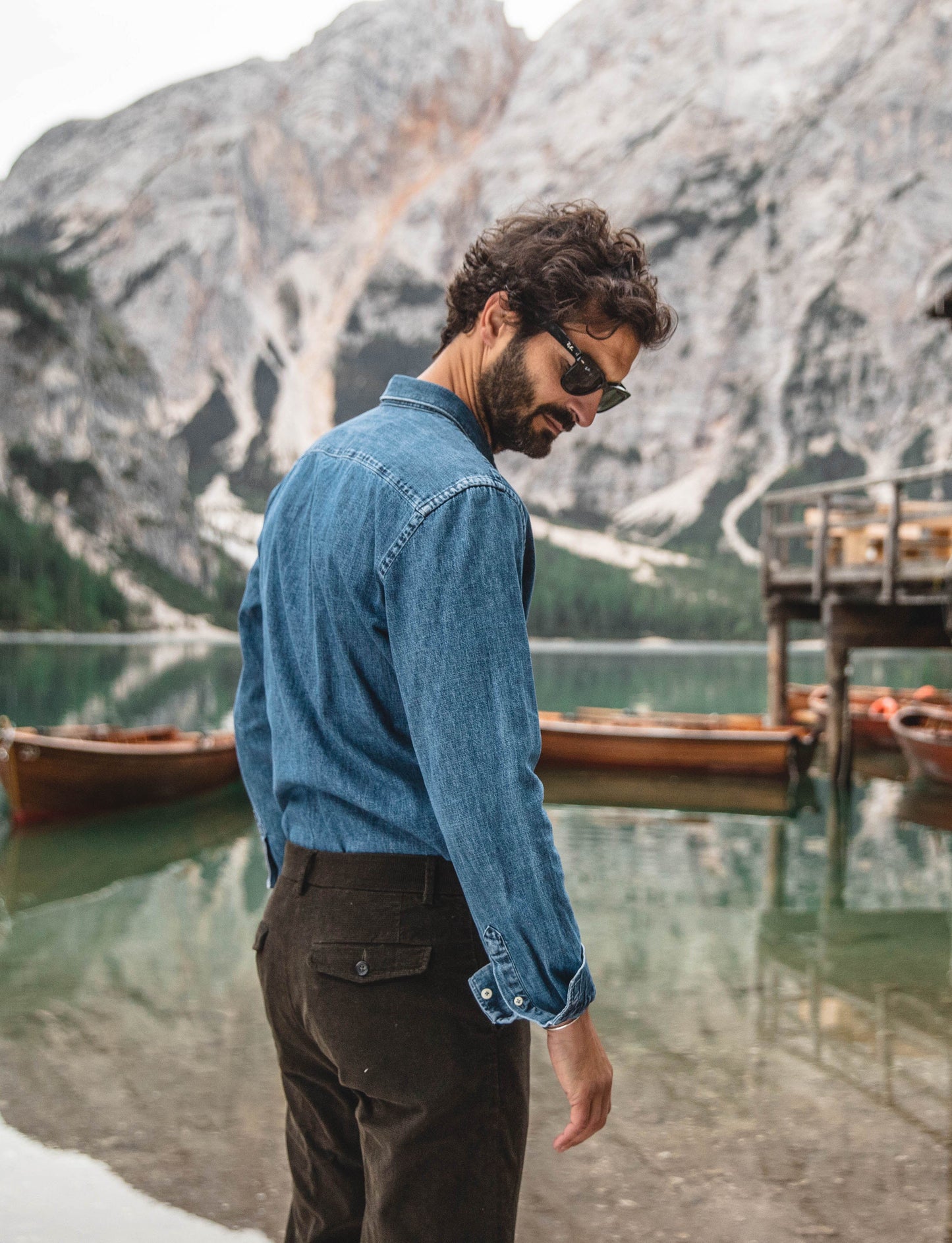 Chemise Manzo indigo