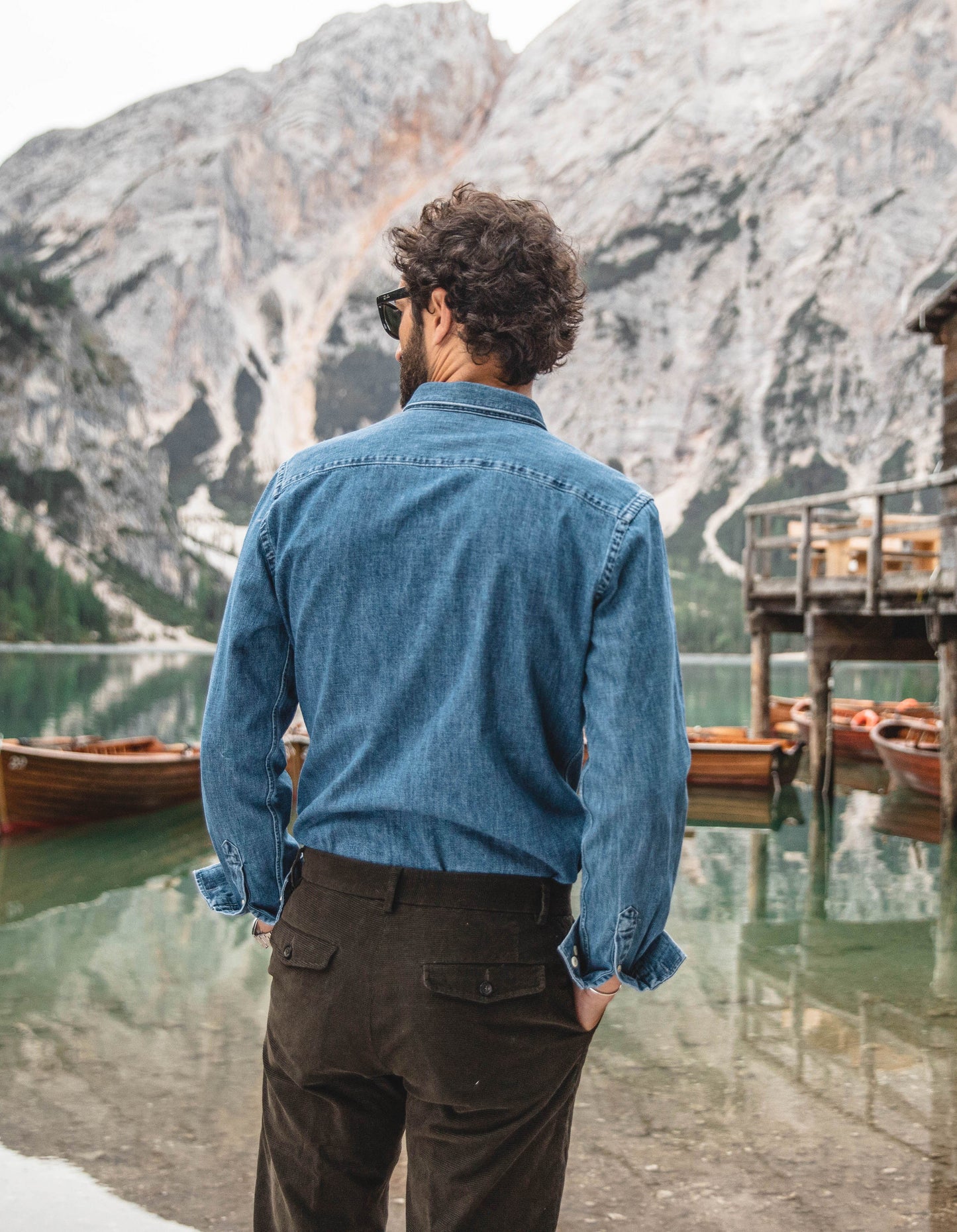 Chemise Manzo indigo