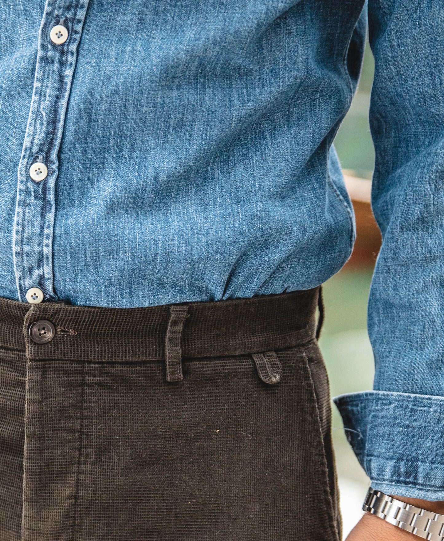 Chemise Manzo indigo