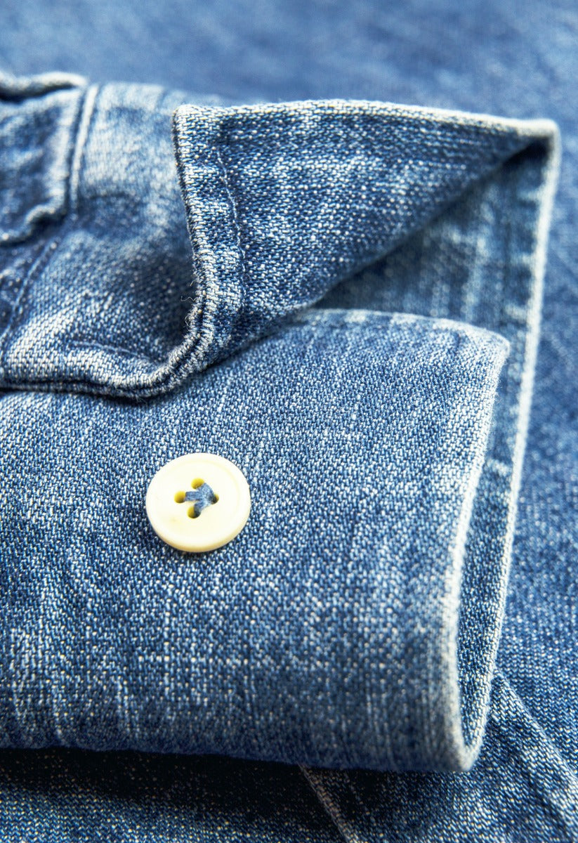 Chemise Manzo indigo