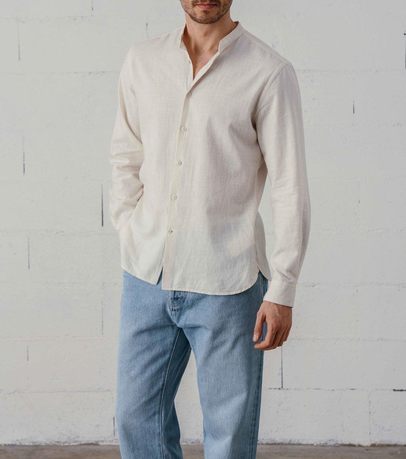 Chemise Shiraya ecrue