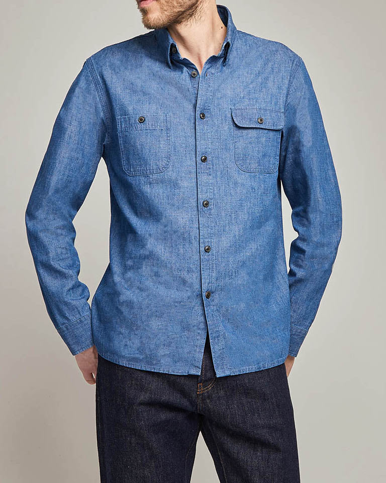 Chemise Odaiba bleu