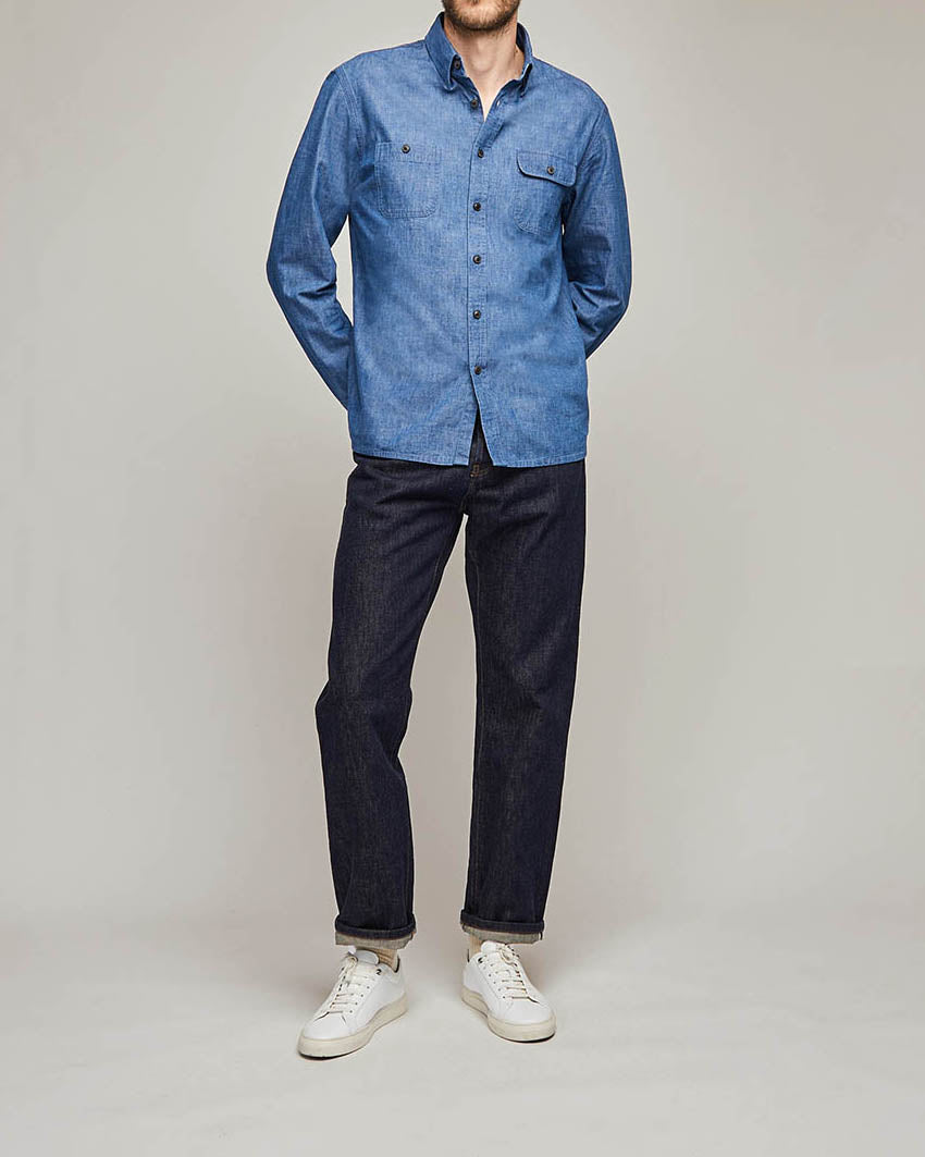 Chemise Odaiba bleu