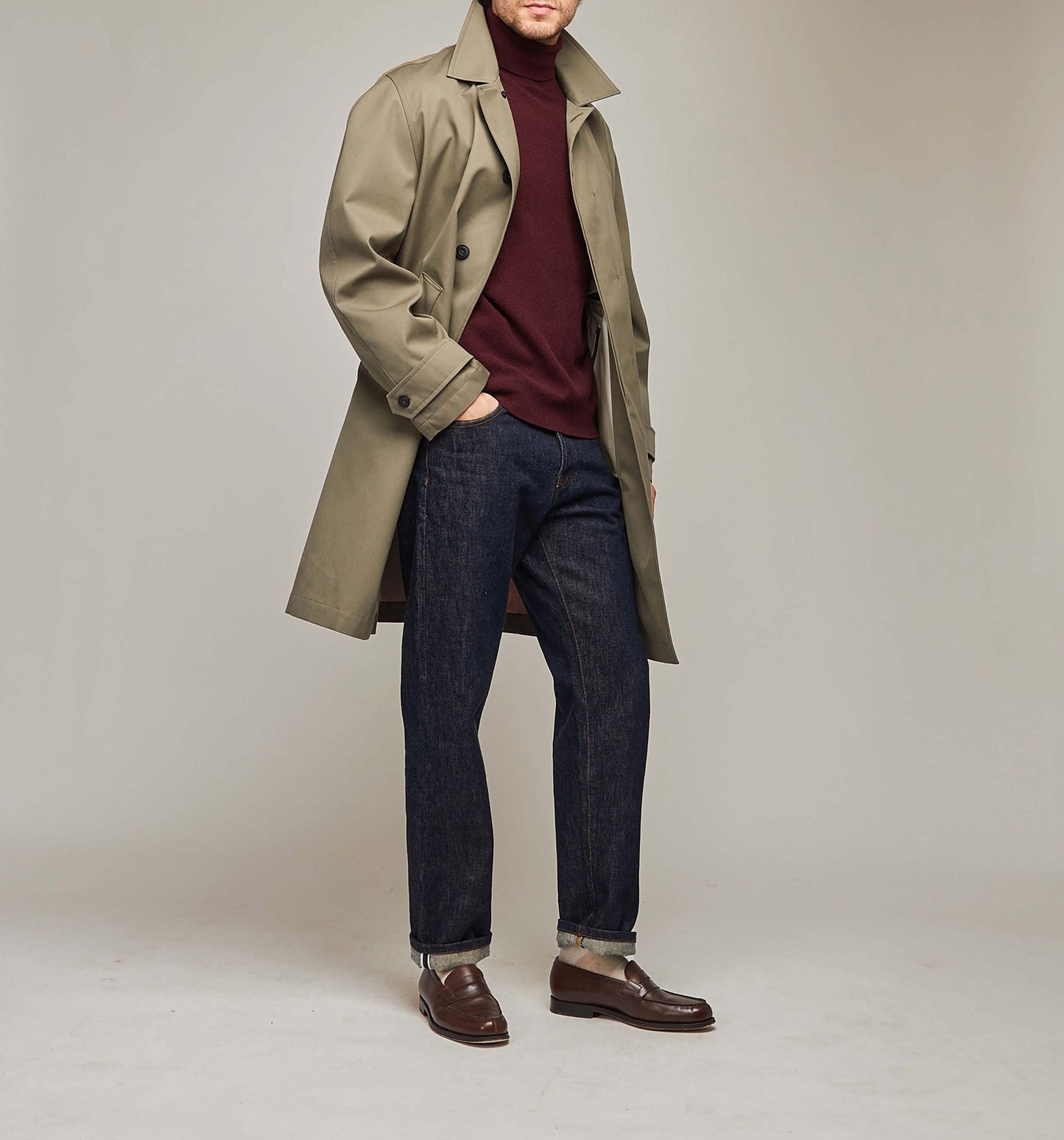 Pull Pietro bordeaux