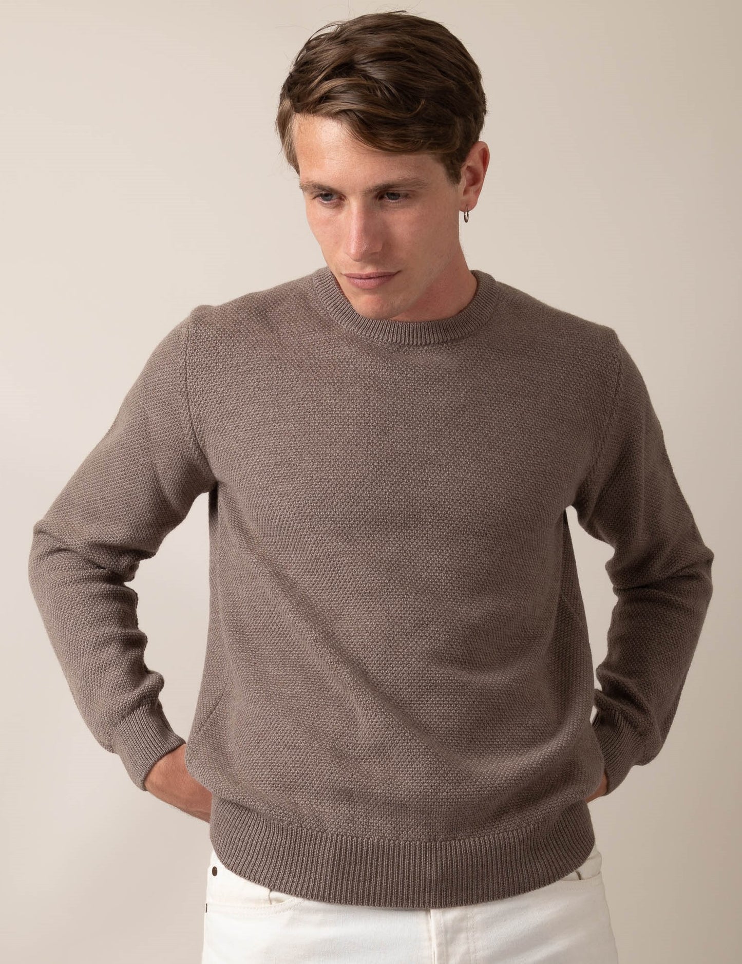 Pull Ugo taupe