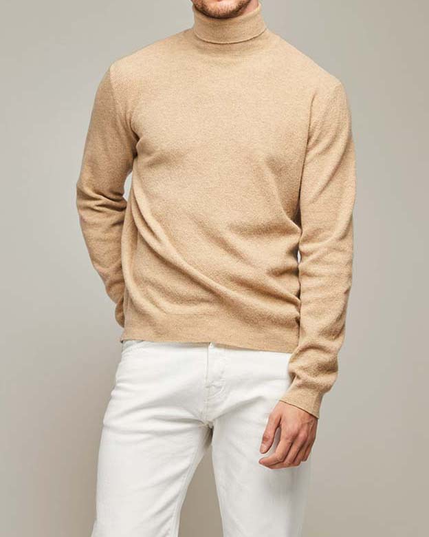 Pull Pietro Gris clair