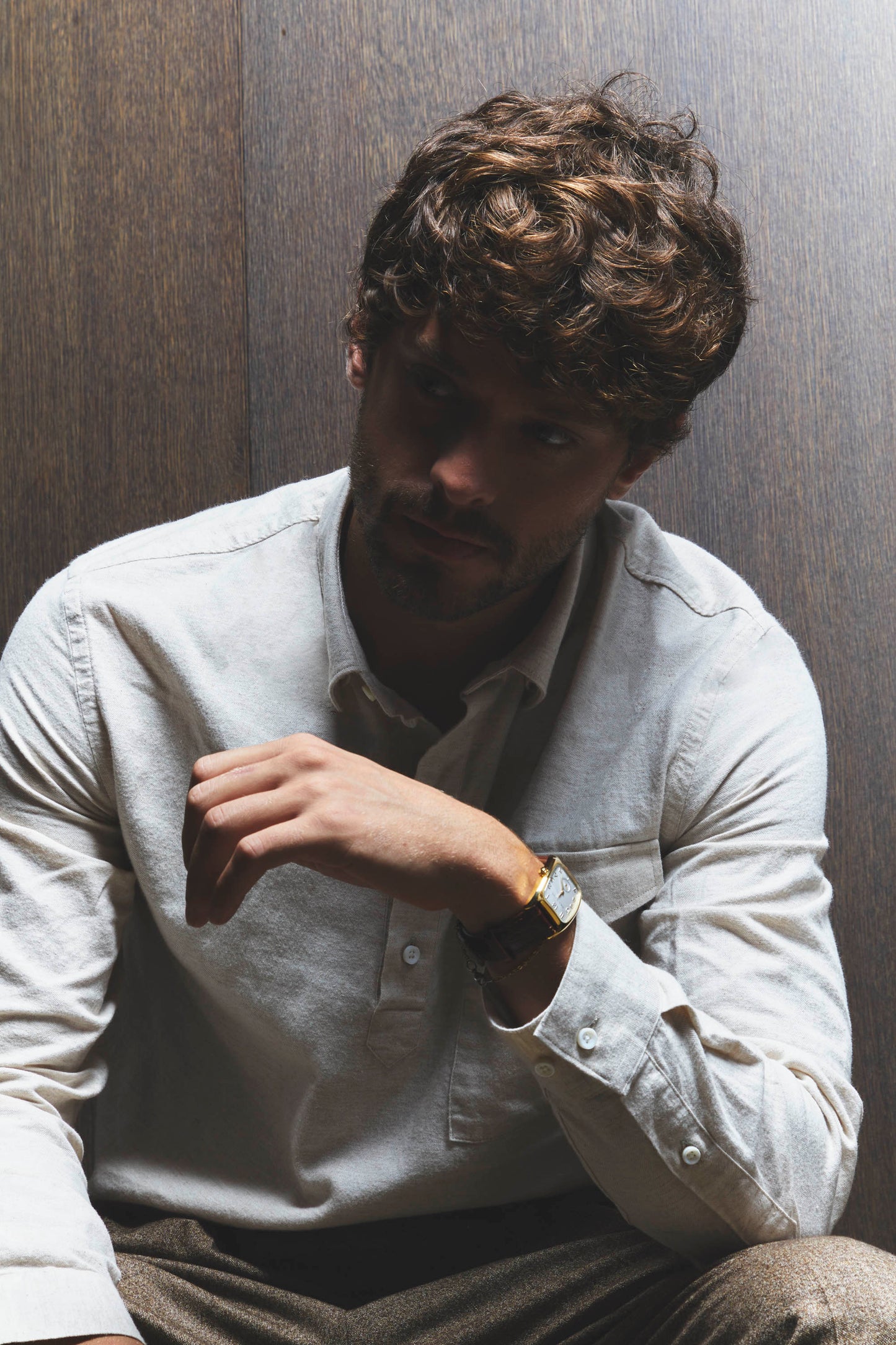 Chemise Narita grège