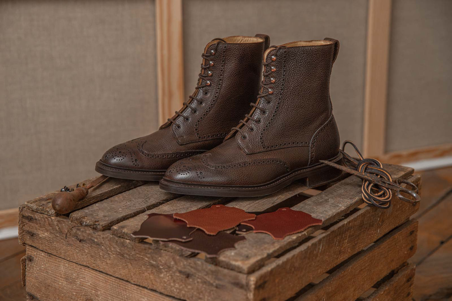 Boots Dundee marron