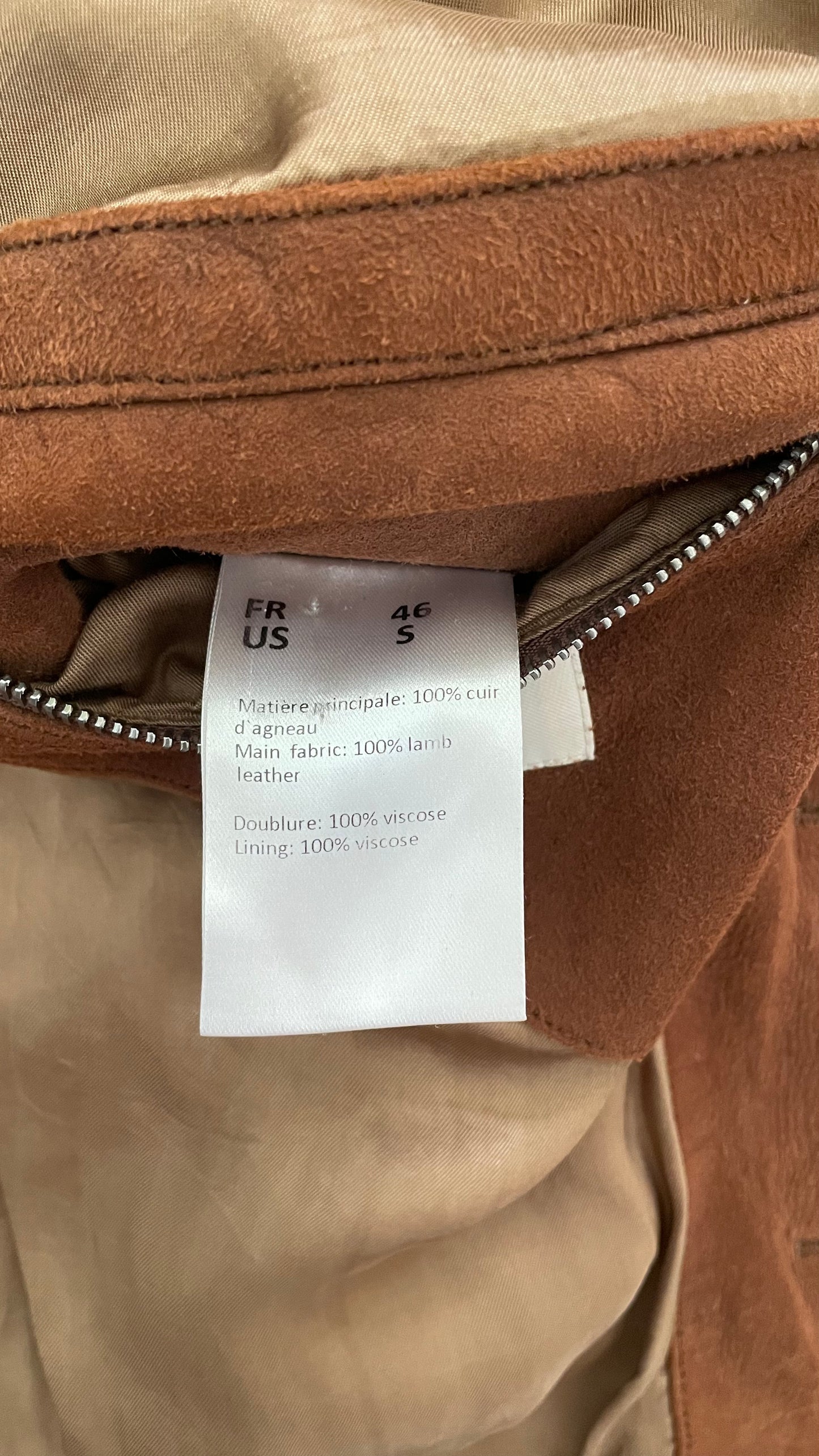 Blouson Niardo cognac