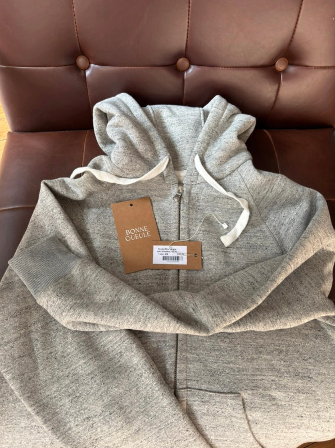Hoodie Minabe gris