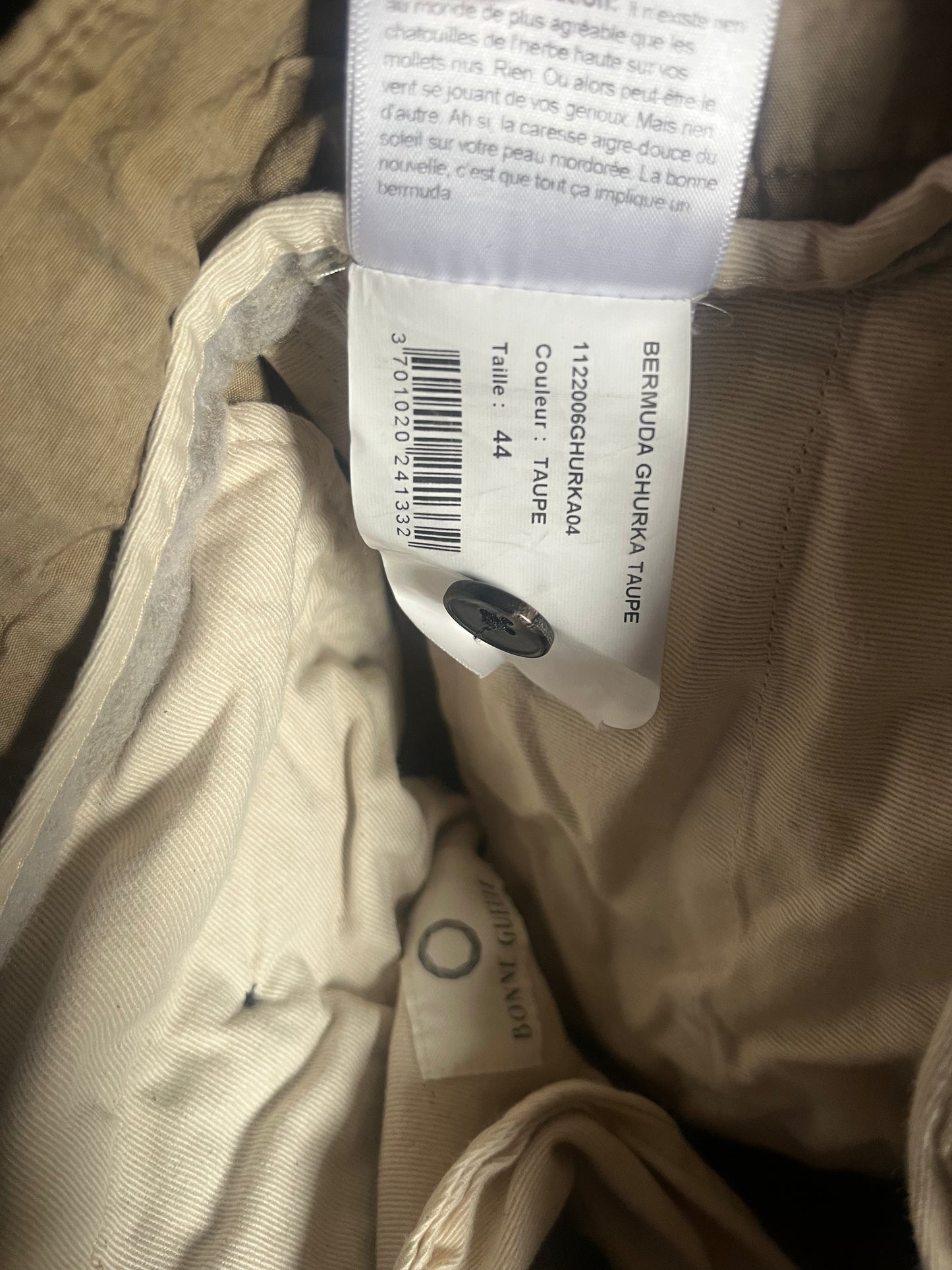 BERMUDA GHURKA TAUPE