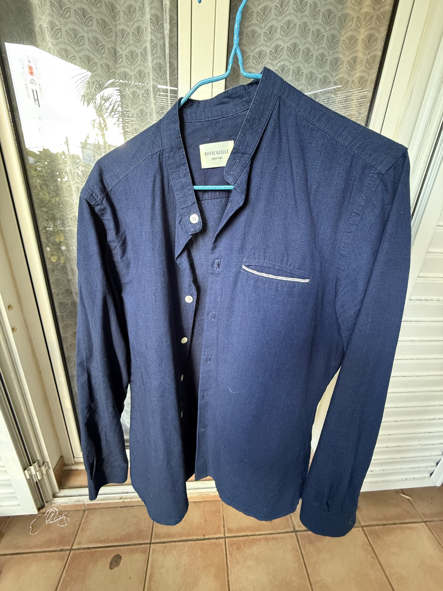Chemise Nobuo indigo
