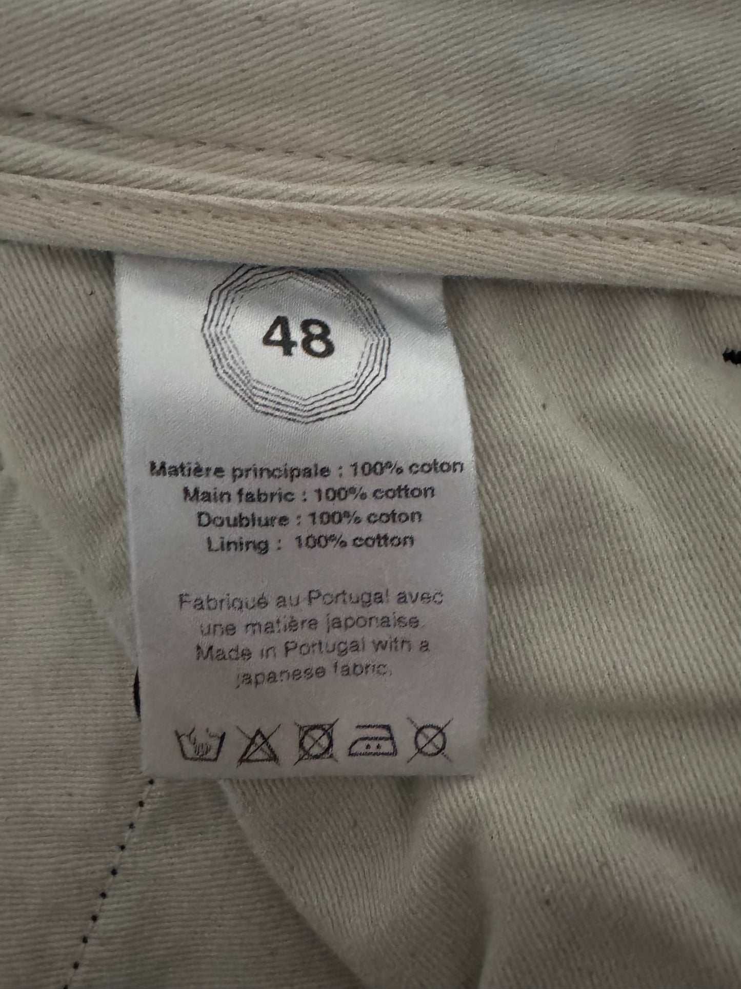 Pantalon chino en denim neppy - Japan Line - T 48