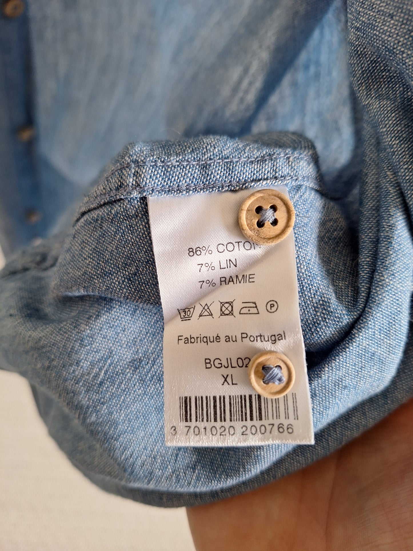 Chemise Maruwa indigo