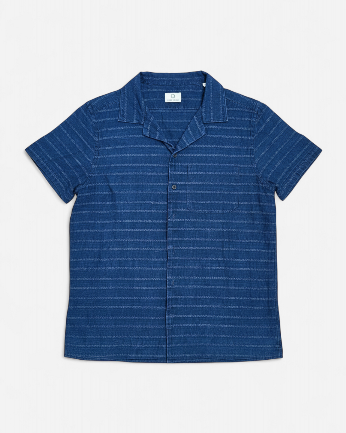 Chemisette Bleue tissu Maruwa