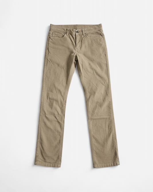 Pantalon velours beige
