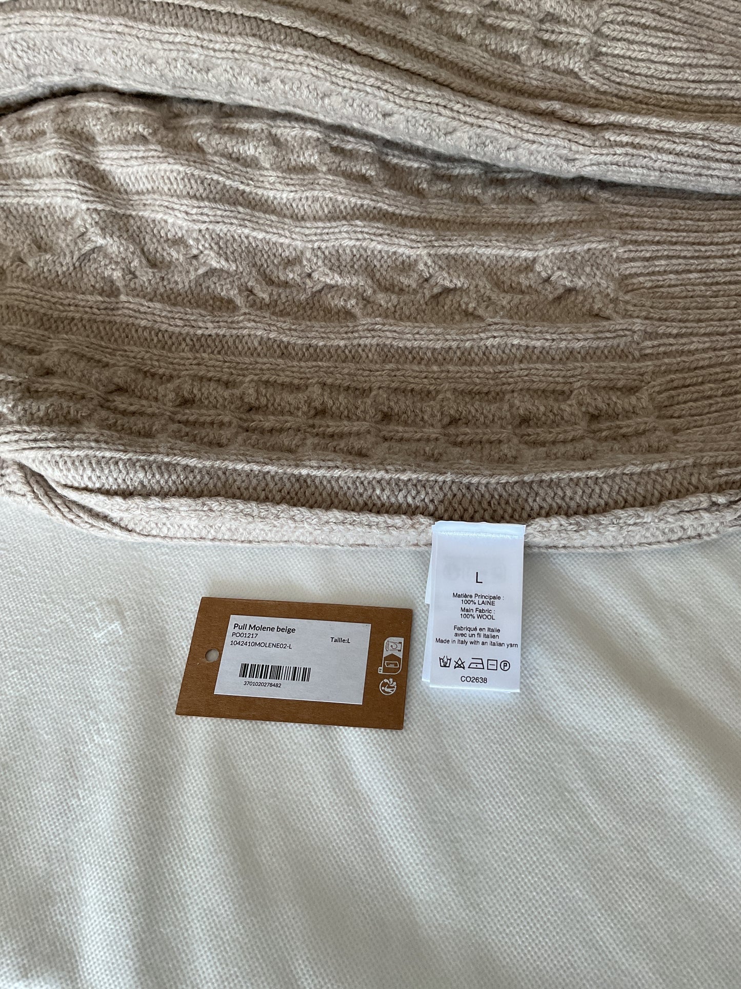 Pull Molene beige