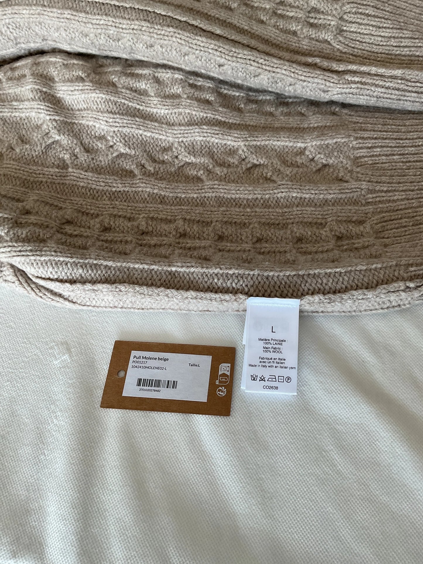 Pull Molene beige