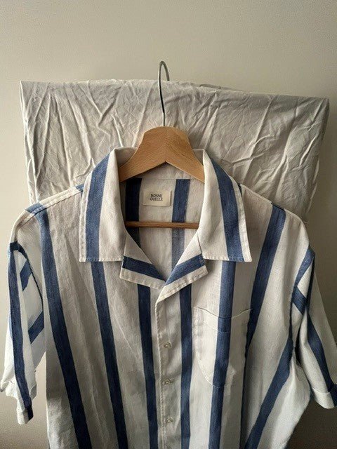 Chemise Bidart Blanc et Bleu