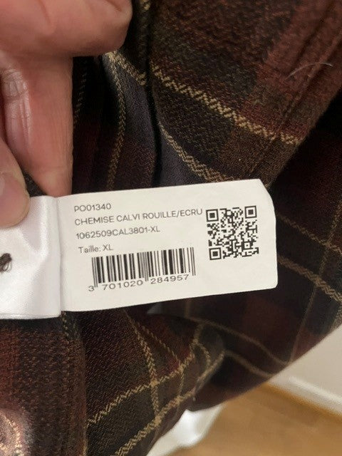 Chemise Calvi rouille