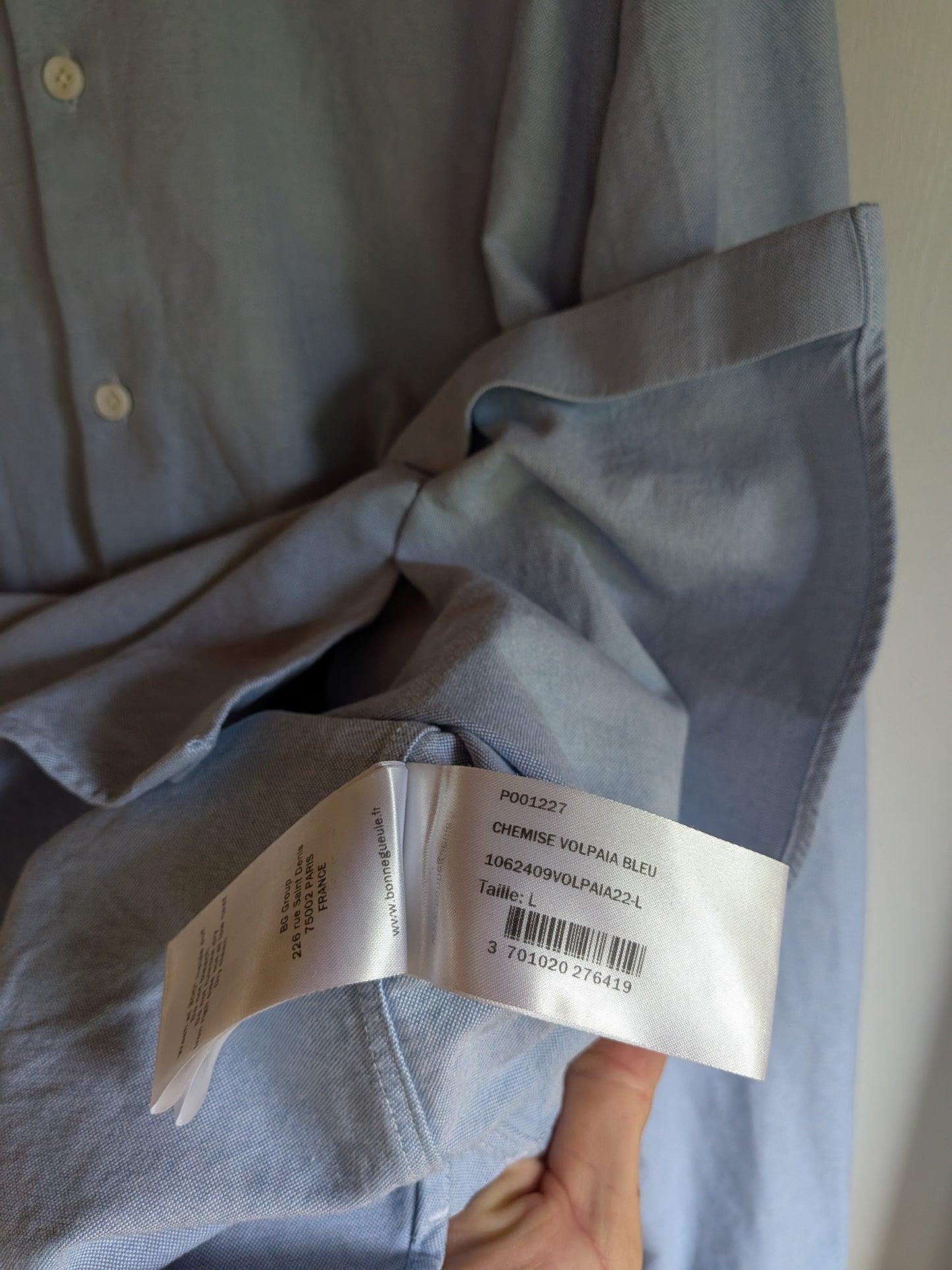 Chemise Volpaia bleu