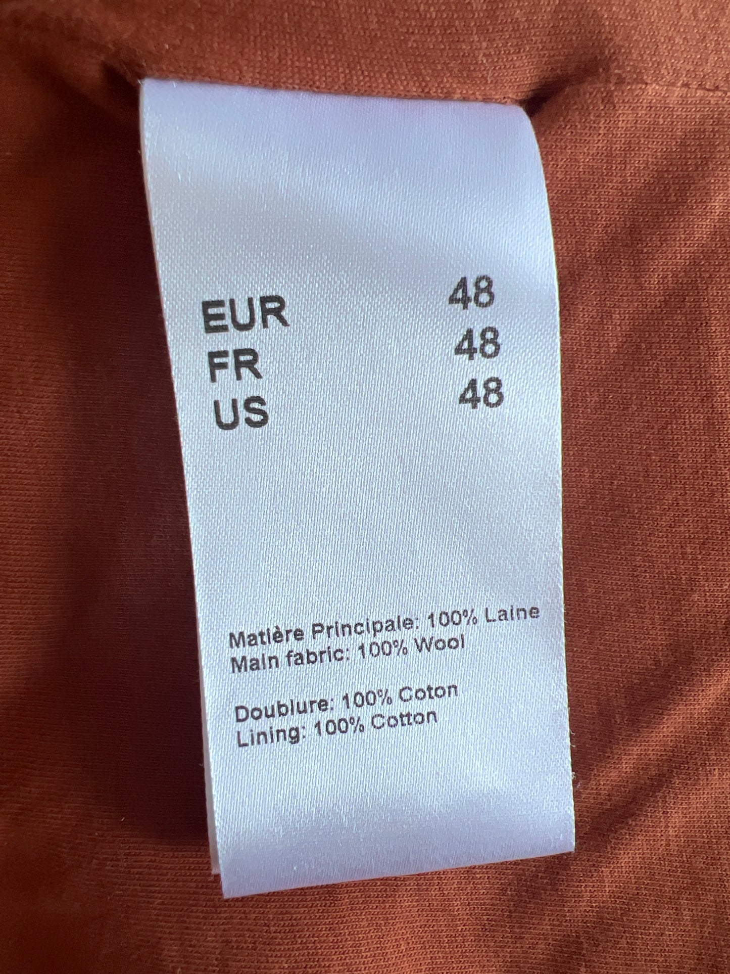 VESTE TSUMAGO ROUILLE