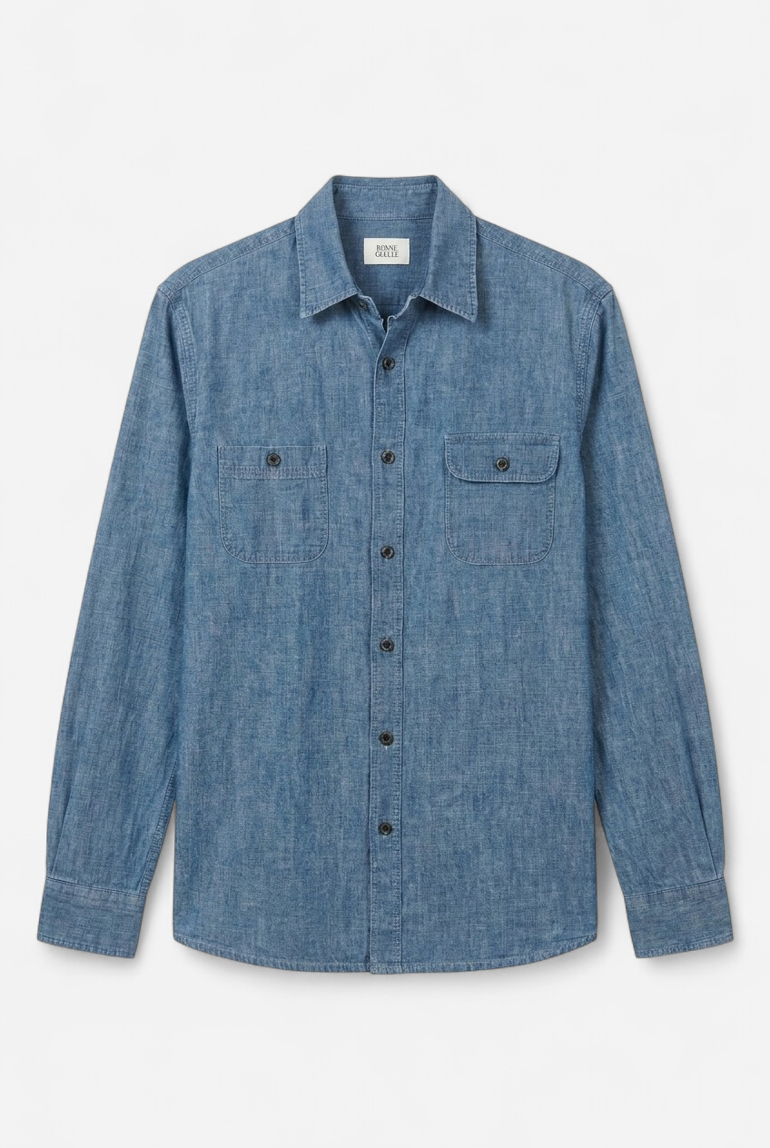 Chemise Odaiba bleu