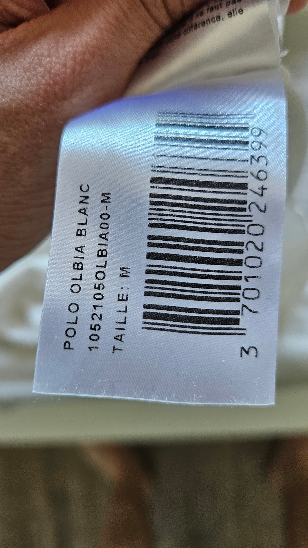 Polo Olbia blanc
