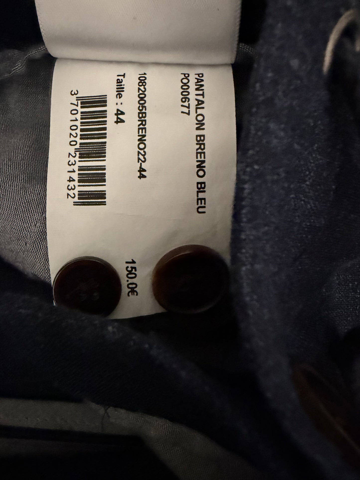 Pantalon Breno bleu