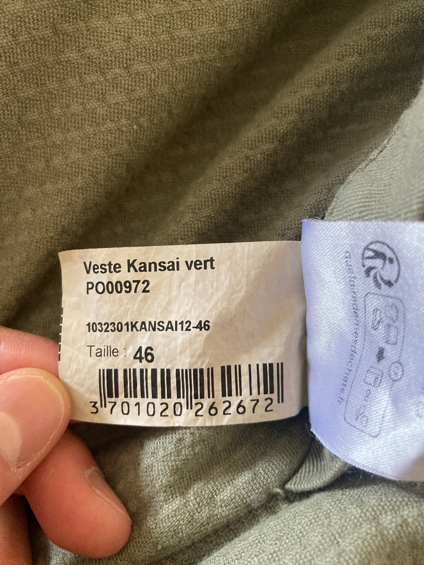 Veste Kansai sauge