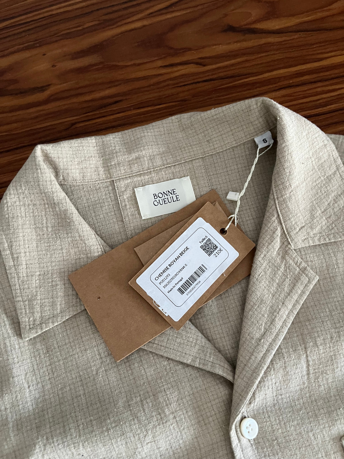 Chemise Royan beige