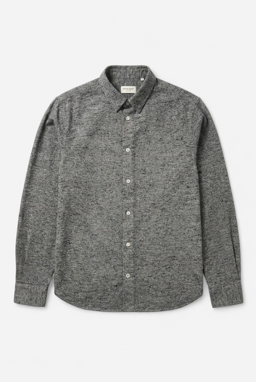 Chemise épaisse Japan line grise