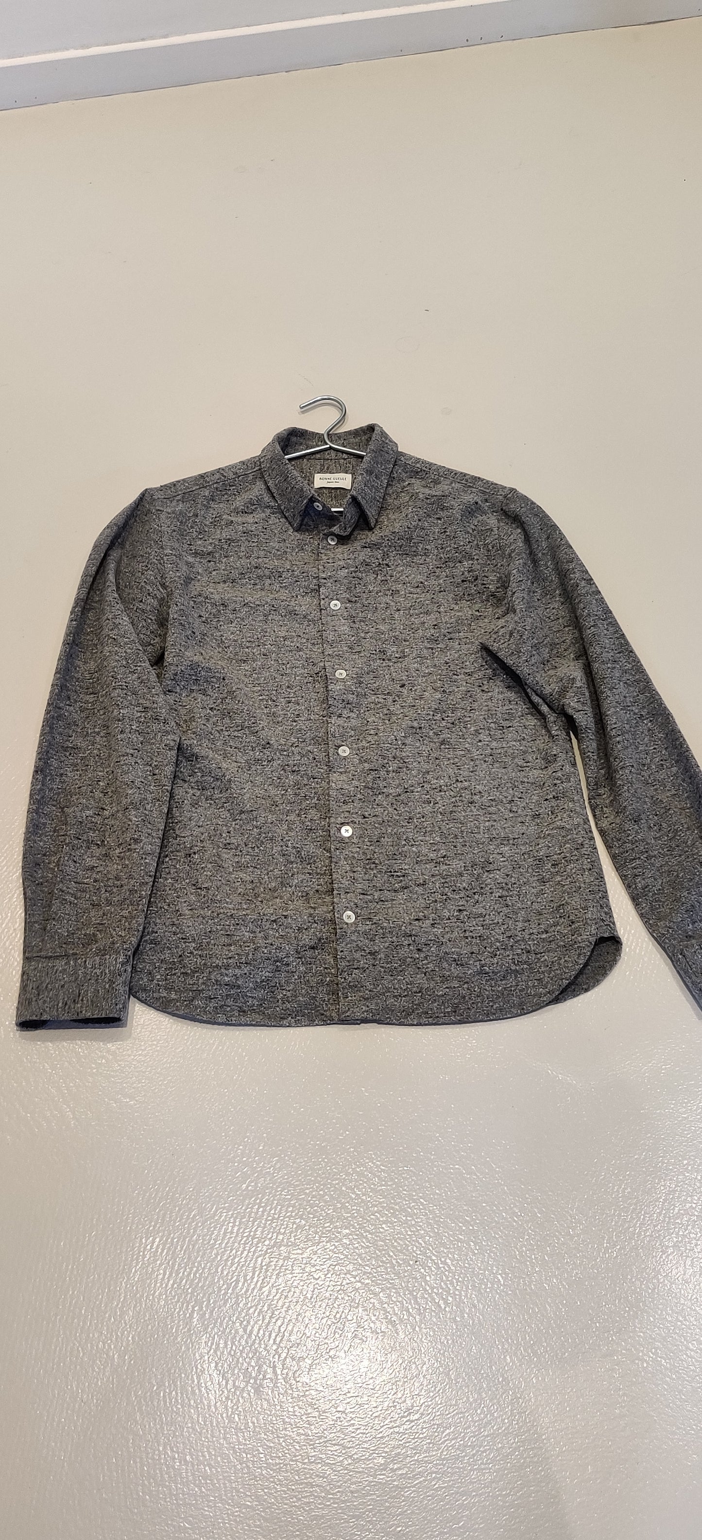 Chemise épaisse Japan line grise