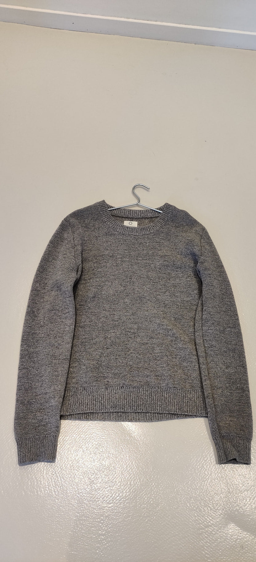 Pull laine gris épais