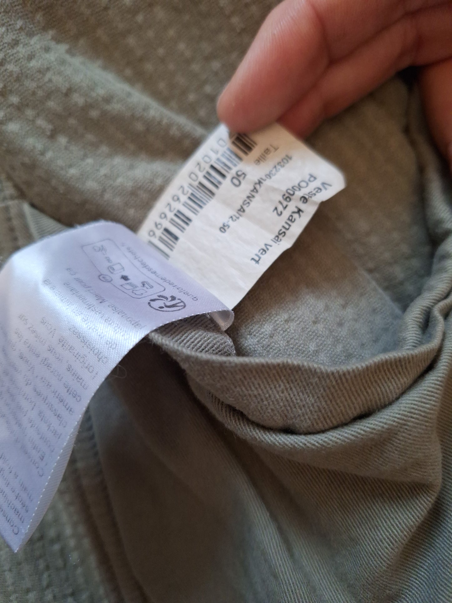 Veste Kansai sauge