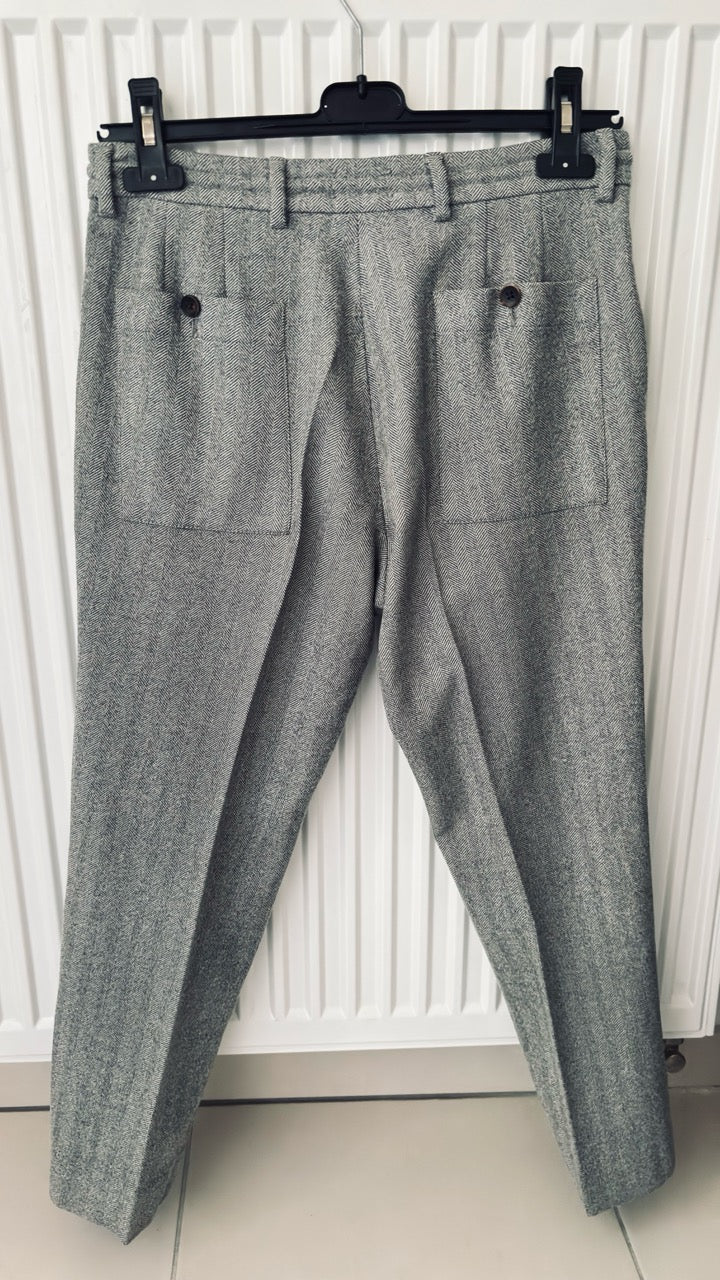 Jogpant gris chevrons laine Chelini 44