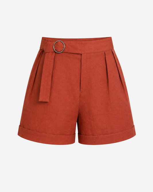 Short Femme Canda orange