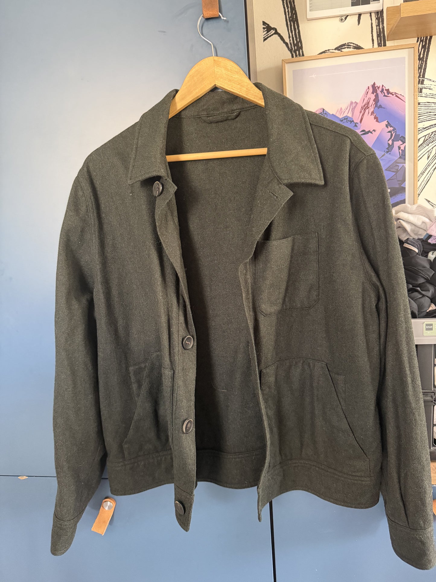 Veste Bergame kaki