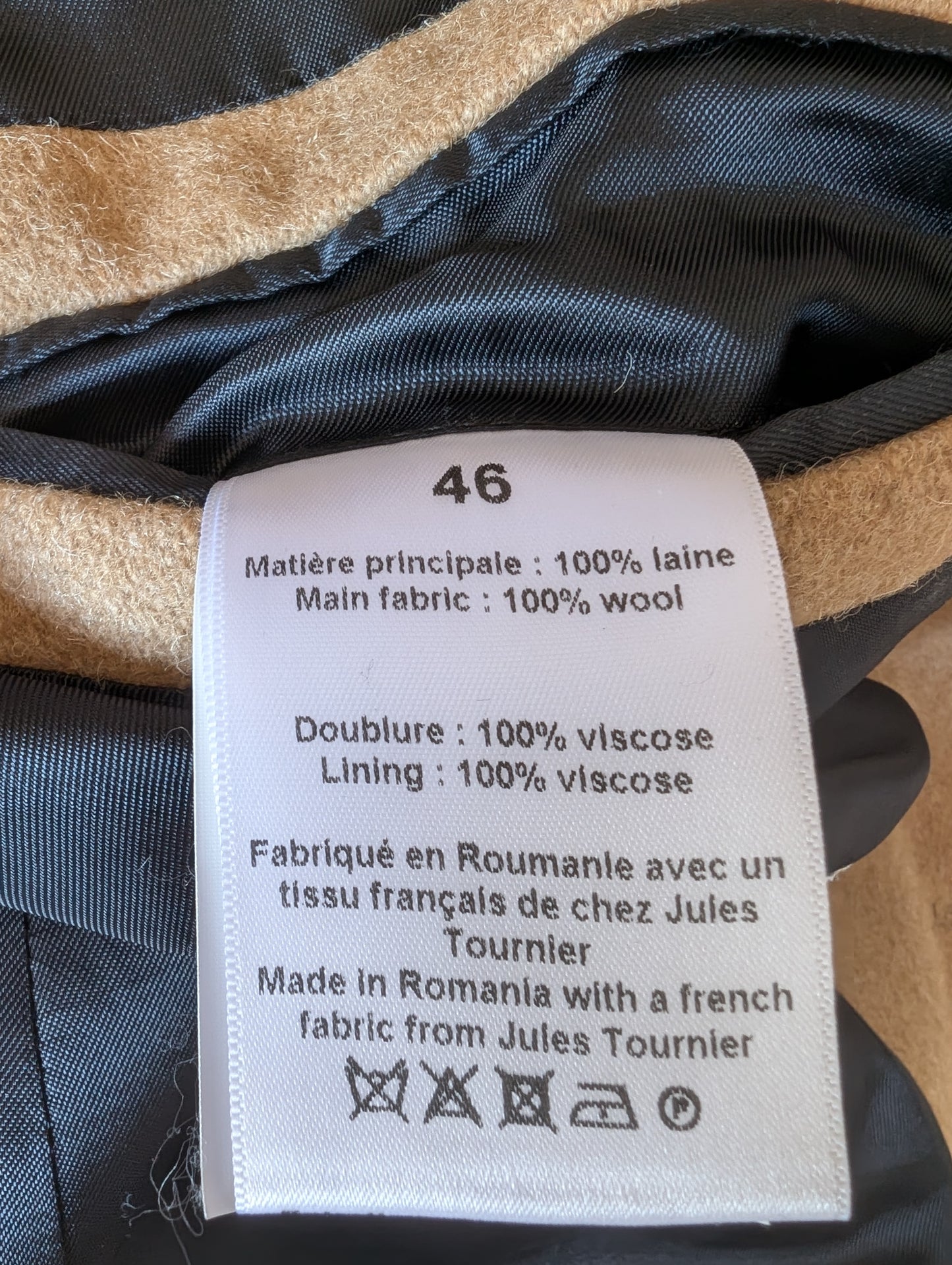 Manteau Isaac camel