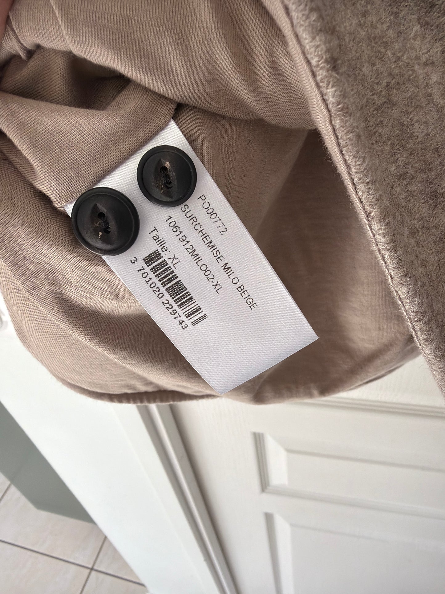 Surchemise Milo beige