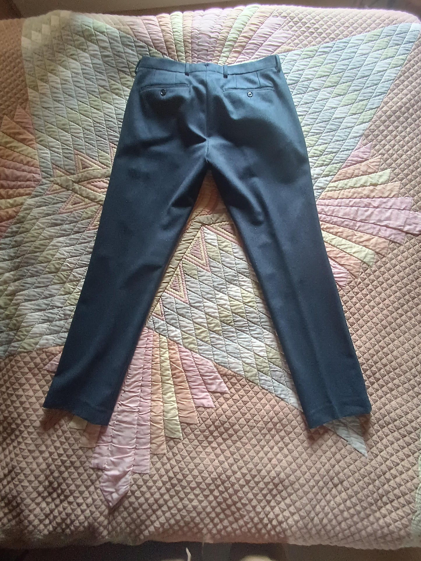Pantalon en Flanelle Bleue BG61 - T50