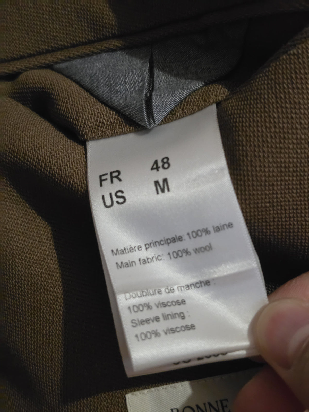 Veste Bellagio brun