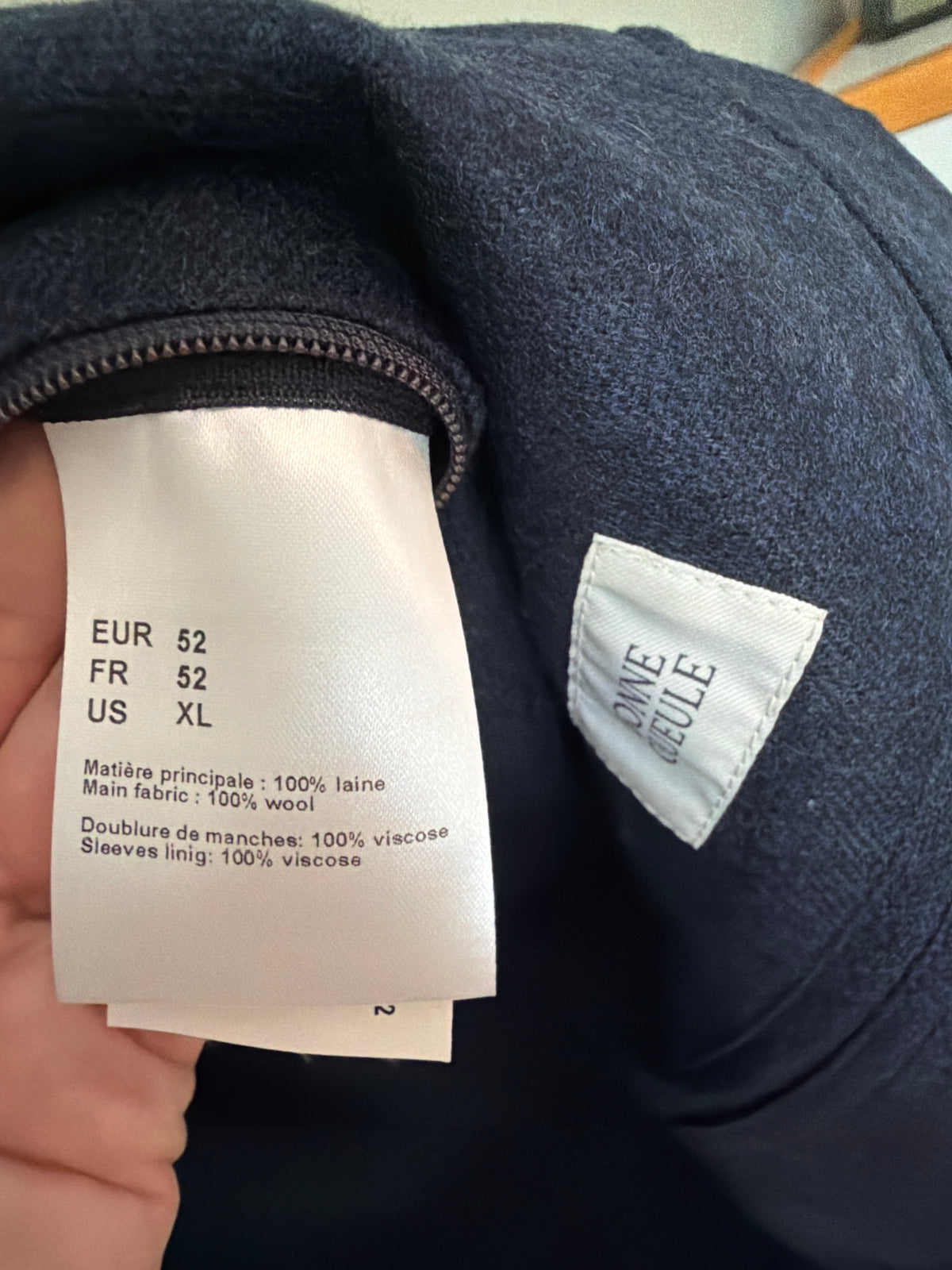 Veste Bergame marine