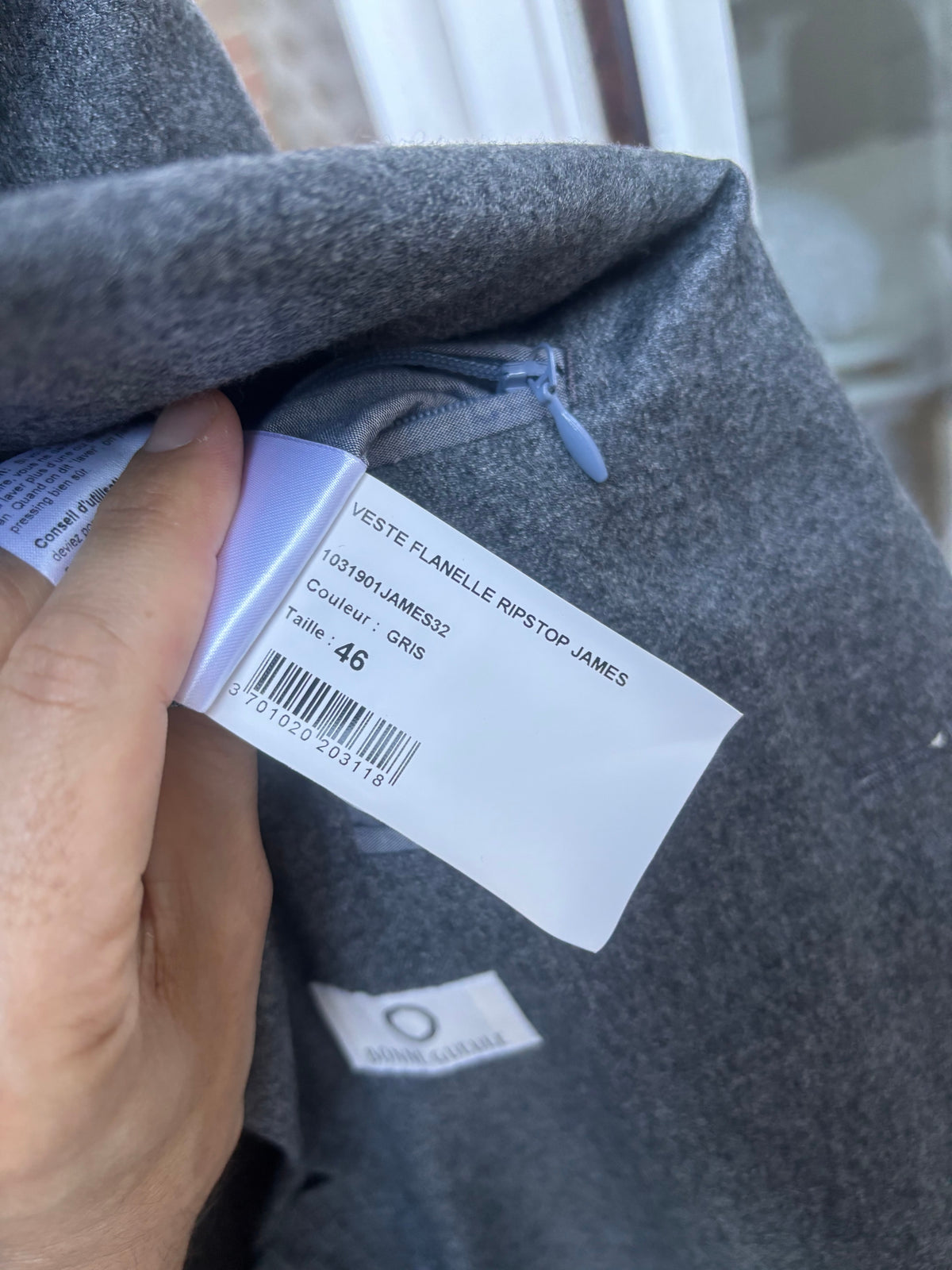 Veste James gris