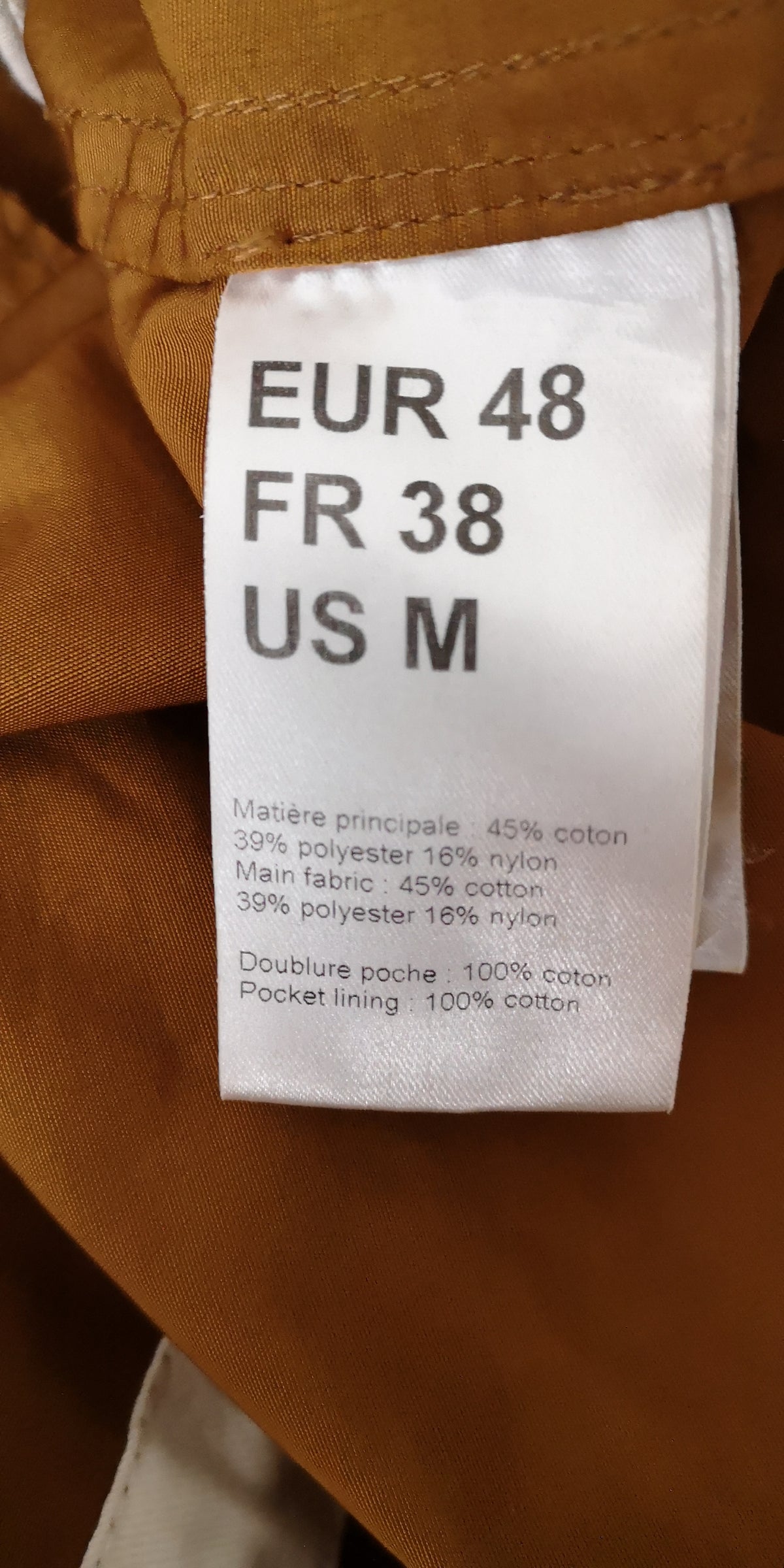 Parka Nusco cognac