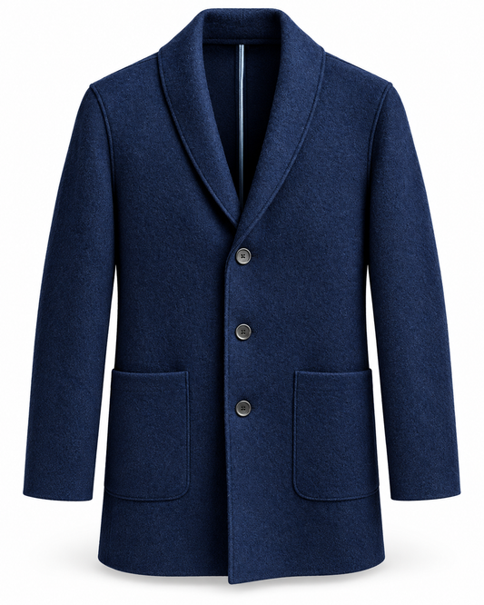Manteau laine bouillie Italienne